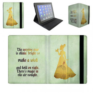 Tiana Make a Wish Quote iPad 2 3 4 Mini Flip by TheQueenOfCases, $29 ...