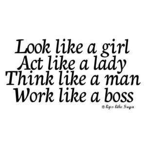 Work like a boss!