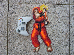 Street Fighter Perler Beads