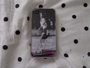 Steve Prefontaine quote phone case