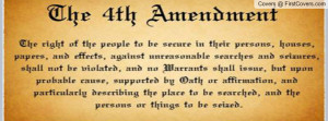 4th Amendment Profile Facebook Covers