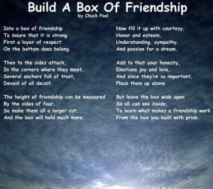 Build a box of Friendship today!