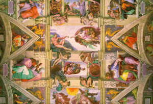Michelangelo, The Sistine Chapel Ceiling, 1508-1512, fresco, Sistine ...