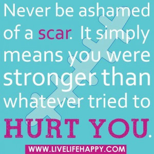 truth #scars #depression