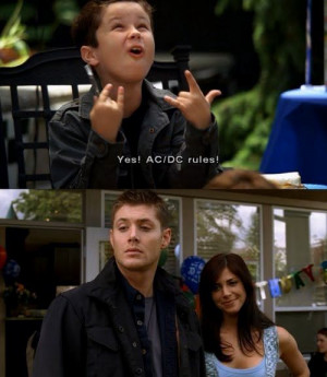 dean winchester, funny kid, supernatural