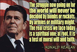 What we need is a modern day Reagan