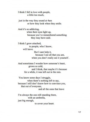 ... because i see all that you are when you don t really see it yourself