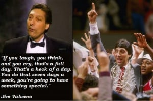 In honor of Jimmy V Week, here is a quote from his speech at the ESPYS ...