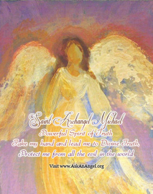 St Michael The Archangel Calendar Print For
