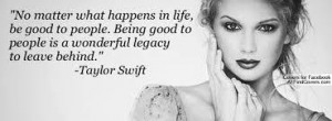 Taylor swift Inspirational quote