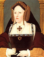 official portrait of katherine of aragon as queen of england