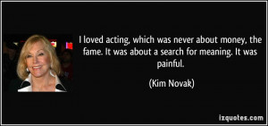 More Kim Novak Quotes