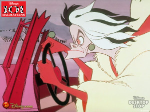 Disney Villains Cruella de Vil Wallpaper