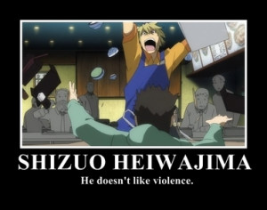 Shizuo Heiwajima from Durarara!!