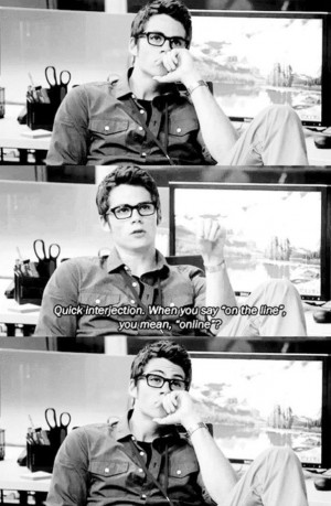 Go Back > Gallery For > Dylan Obrien The Internship Quotes