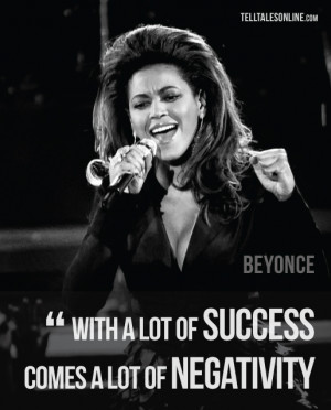 Beyonce Success Negativity