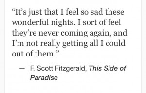 Scott Fitzgerald, This Side of Paradise #quotes
