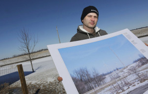 Landowners against wind farms question energy rules, standards