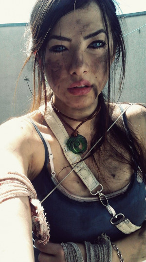Lara Croft Imgur Selfie