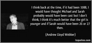 Because her voice is, it's like the muscles and it develops all the ...