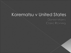 Korematsu vs United States
