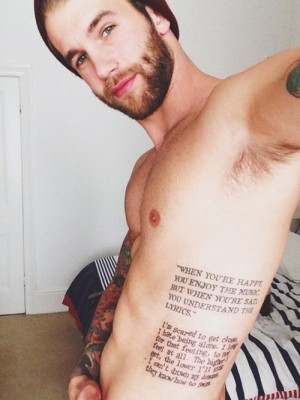 This entry was tagged Quotes Tattoo on Side . Bookmark the permalink .