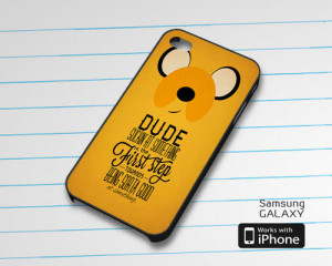 Jake the Dog Quotes Cover for iPhone 4/4S/5 and by PacificGear