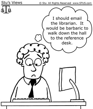 National Library Week last week, the Law Library posted cartoons ...