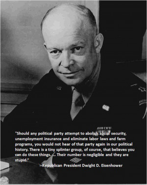 Dwight Eisenhower: renown Army general, admirable Republican, and now ...