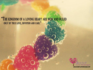 True love, Devotion and Care - Secret Love Messages
