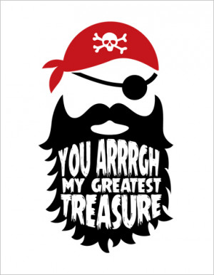 Store > Quote/Type Prints > Pirate Treasure