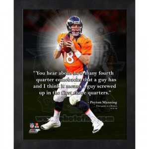 Home Collectibles Pro Quotes Peyton Manning Pro Quote (AAPL172)