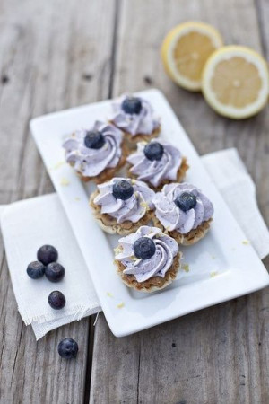 Mini Blueberry Cheesecake Bites