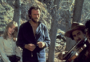 ... of Clint Eastwood and Sondra Locke in The Outlaw Josey Wales (1976