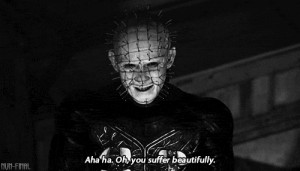 scary gif film quote Black and White text quotes movie creepy classic ...