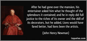 It is almost the definition of a gentleman to say that he is one who ...