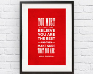 Bill Shankly Liverpool FC Inspirati onal Quote Print ...