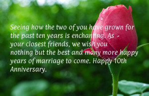 10 year wedding anniversary quotes