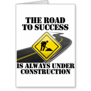 Funny Quotes Road Success...