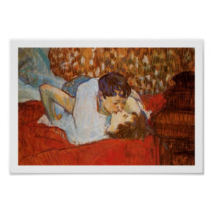 the_kiss_art_poster_henri_de_toulouse_lautrec ...