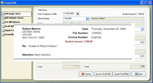 Client Billing Quotes