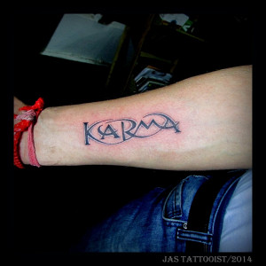 Karma Tattoo Sanskrit Picture