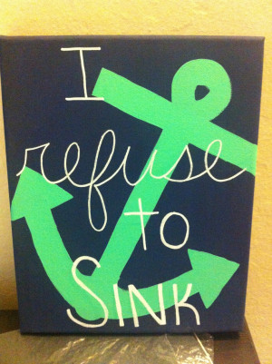 ... is to SINK!!! That's why it was created! That is its sole purpose