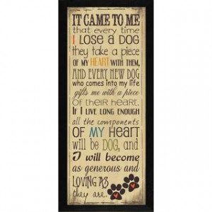 Jo Moulton 'I Heart My Dog' Framed Wall Art Today: $30.49 $33.82 Save ...