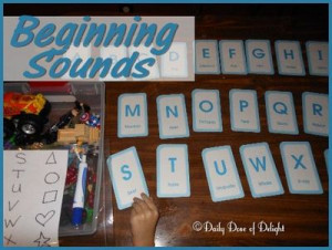 Daily Dose of Delight: Beginning Sounds