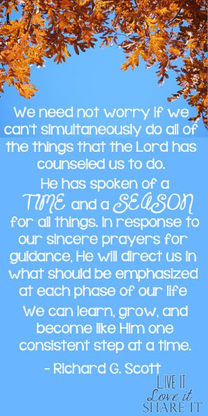 ... Quotes, Seasons Of Life Quotes, Consistency Step, Lds Quotes On Prayer