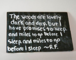 Popular items for robert frost quote