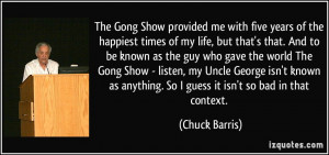 More Chuck Barris Quotes