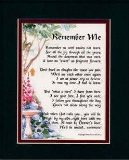 Memorial Poems, Quotes and Gifts: Remembering My Father