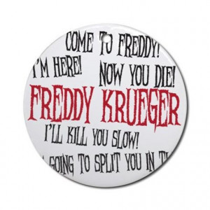 freddy krueger quotes Round Ornament